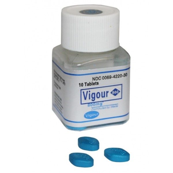 Vigour 800mg Azul Potente Potenciadores Para Homem 