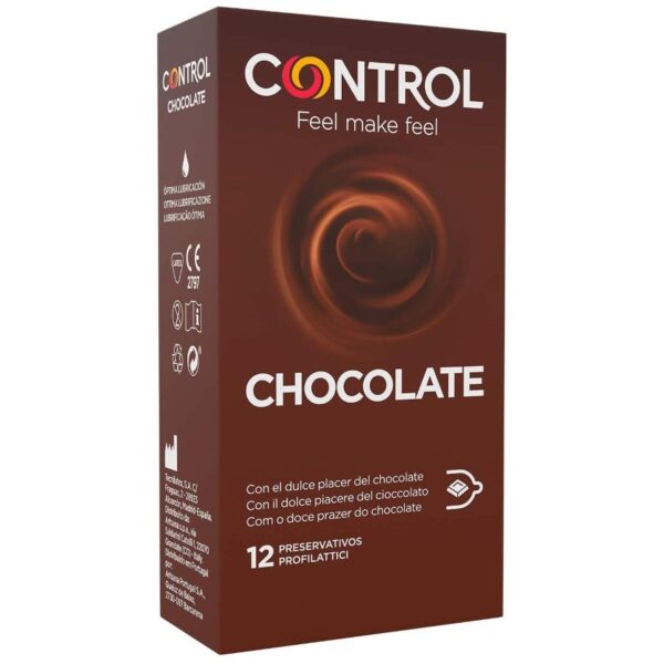 POTENTE - CONTROL ADAPTA CHOCOLATE CONDOMS 12 UNITS