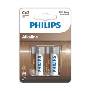 POTENTE - PILHAS ALCALINAS PHILIPS C LR14 BLISTER*2