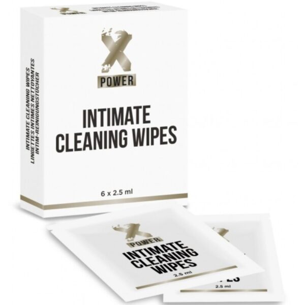 POTENTE - XPOWER INTIMATE CLEANING WIPES 6 UNITS