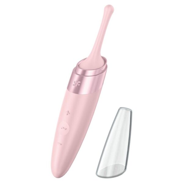 POTENTE - SATISFYER - ESTIMULADOR DE CLITÓRIS TWIRLING DELIGHT ROSA