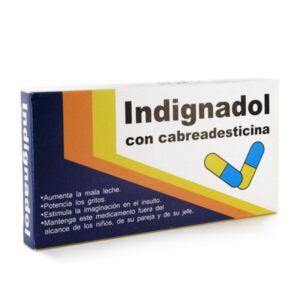 POTENTE - DIABLO PICANTE - CAJA DE MEDICAMENTOS INDIGNADOL