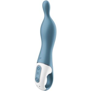 POTENTE - SATISFYER - VIBRADOR AMAZING 1 ASPOT AZUL