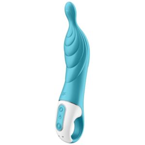 POTENTE - SATISFYER - VIBRADOR AMAZING 2 ASPOT TURQUESA