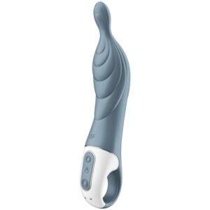 POTENTE - SATISFYER - VIBRADOR AMAZING 2 ASPOT CINZA