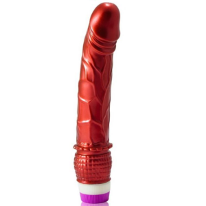 POTENTE - BAILE - VIBRADOR VERMELHO REALISTA 23 CM