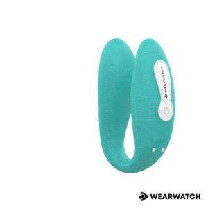 POTENTE - WEARWATCH - VIBRADOR DE TECNOLOGIA DUPLA WATCHME AQUAMARINE / JET