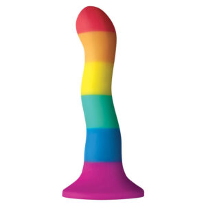 POTENTE - ORGULHO - BANDEIRA LGBT ONDA DILDO 17 CM