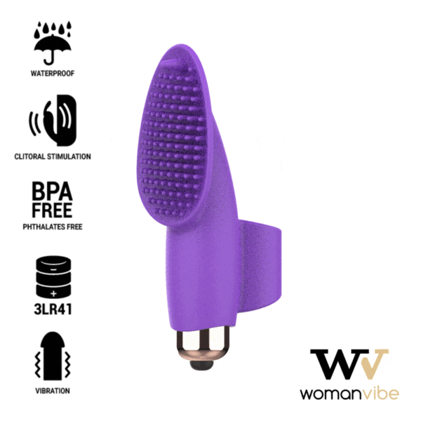 POTENTE - WOMANVIBE - DEDO ESTIMULADOR DE SILICONE AISHA