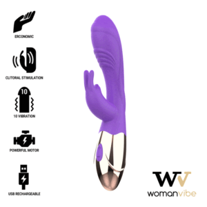 POTENTE - WOMANVIBE - VIORA SILICONE RECARREGÁVEL VIBRADOR