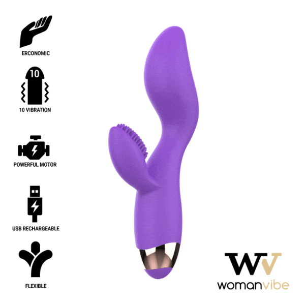 POTENTE - WOMANVIBE - DONNA VIBRADOR DE SILICONE RECARREGÁVEL