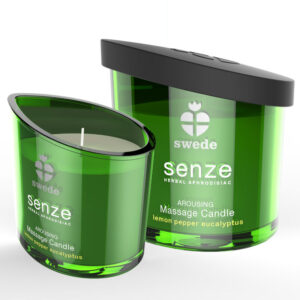 POTENTE - SWEDE - SENZE AROUSING VELA DE MASSAGEM - LIMÃO