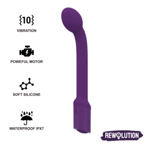 POTENTE - REWOLUTION REWOFLEX FLEXÍVEL VIBRADOR ESTIMULADOR DO PONTO G