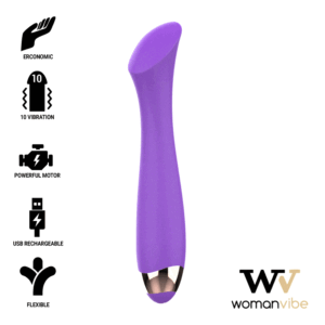 POTENTE - WOMANVIBE - MANDY "K" POINT SILICONE VIBRADOR RECARREGÁVEL