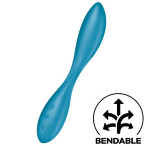 POTENTE - SATISFYER G-SPOT FLEX 1 MULTI VIBRADOR - AZUL