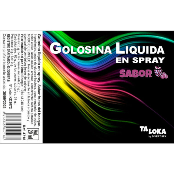 POTENTE - TALOKA - SPRAY DE DOCES DE BAGAS LÍQUIDAS