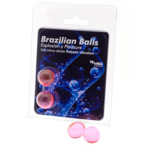 POTENTE - TALOKA - 2 BOLAS BRASILEIRAS REFRESH EFEITO VIBRANTE GEL EMOCIONANTE