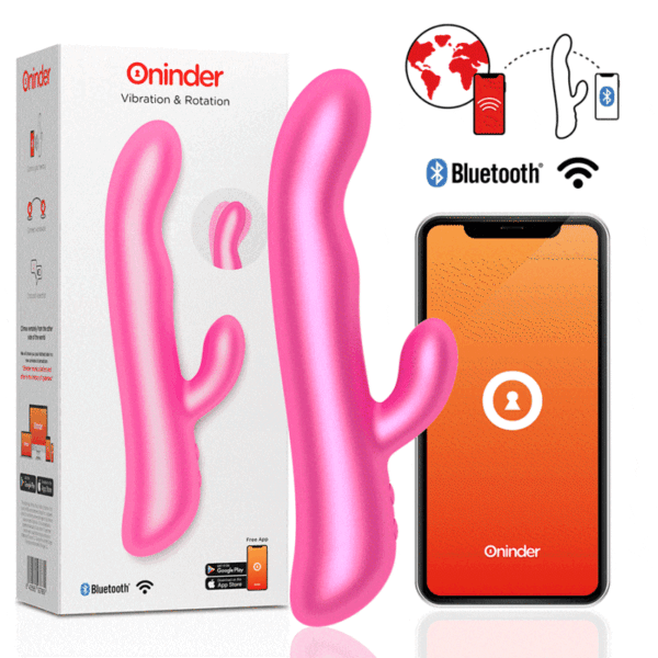 POTENTE - ONINDER - OSLO VIBRATION & ROTATION PINK - APLICATIVO GRATUITO