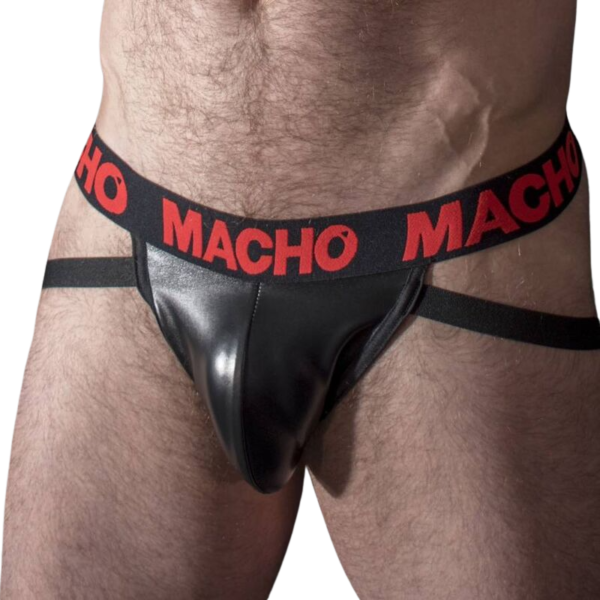 POTENTE - MACHO - MX25RC JOCK COURO VERMELHO S