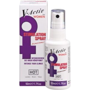 POTENTE - HOT - V-ACTIV PENIS POWER SPRAY FEMININO 50ML