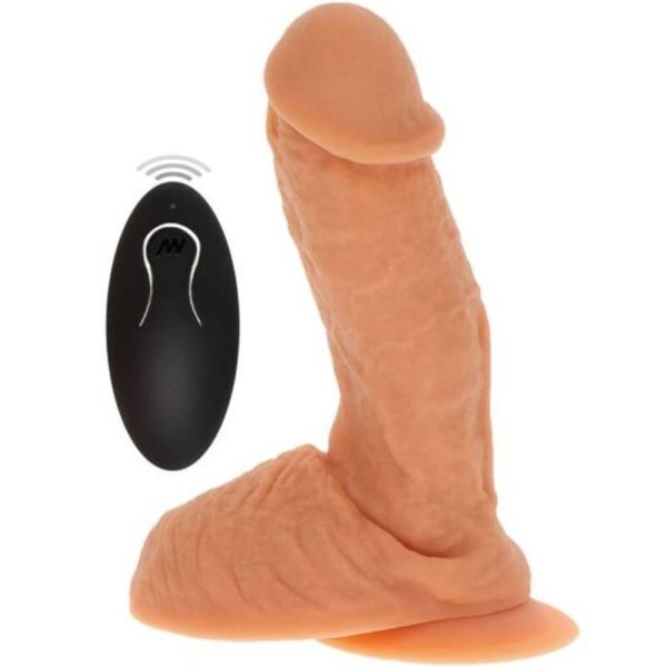 POTENTE - GET REAL - PELE VIBRANTE DE SILICONE DILDO