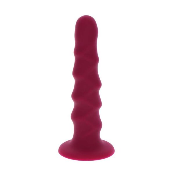 POTENTE - GET REAL - DONG NERVADO 12 CM VERMELHO