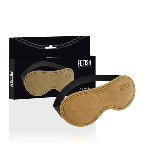 POTENTE - FETISH SUBMISSIVE ORIGEN - MÁSCARA DE COURO VEGANO COM FORRO DE NEOPRENE