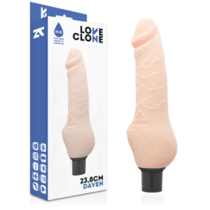 POTENTE - LOVECLONE - DAVEN AUTO LUBRIFICAO REALÍSTICA 23.8 CM -O- 3.8 CM