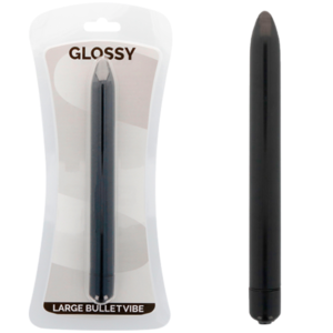 POTENTE - GLOSSY - VIBRADOR SLIM PRETO