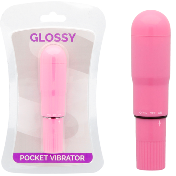 POTENTE - GLOSSY - VIBRADOR DE BOLSO DEEP ROSE