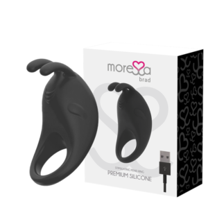 POTENTE - MORESSA - BRAD PREMIUM SILICONE RECARREGVEL PRETO