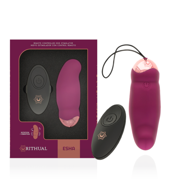 POTENTE - RITHUAL - ESHA OVO SISTEMA DE CONTROLE REMOTO ROTAO + VIBRAO