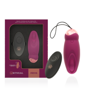 POTENTE - RITHUAL-  PRIYA OVO CONTROLE REMOTO G-SPOT + VIBRAÇÃO