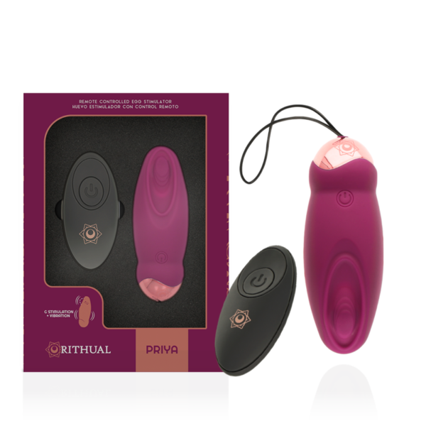 POTENTE - RITHUAL - PRIYA OVO CONTROLE REMOTO G-SPOT + VIBRAO
