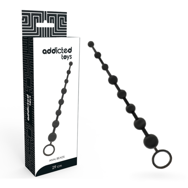 POTENTE - TOYS TOYS ANAL BEADS 29 CM PRETO