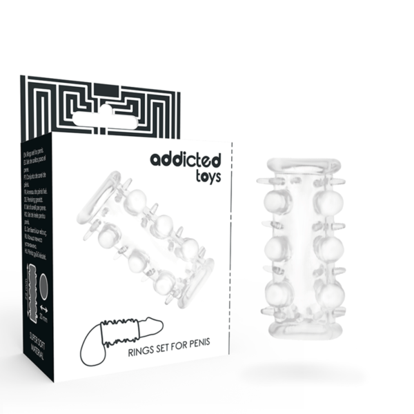 POTENTE - ADDICTED TOYS FUNDA PENE CLEAR