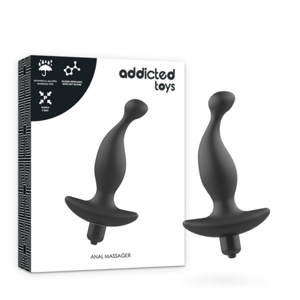 POTENTE - TOYS TOYS ANAL MASSAGER COM BLACK VIBRATION