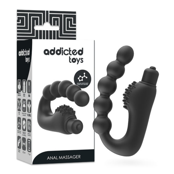 POTENTE - ADDICTED TOYS ANAL MASSAGER PROSTÁTICO COM VIBRAÇÃO