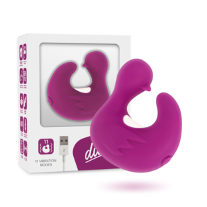 POTENTE - COVERME - DEDAL DE PATO ESTIMULANTE DE SILICONE RECARREGÁVEL DUCKYMANIA