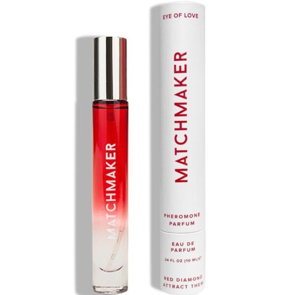 POTENTE - EYE OF LOVE - PERFUME DE DIAMANTE VERMELHO MATCHMAKER ATTRACT THEM 10 ML