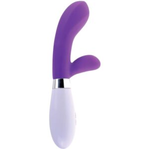 POTENTE - CLASSIX - VIBRADOR RABBIT VIBRATOR G-SPOT SILICONE ROXO