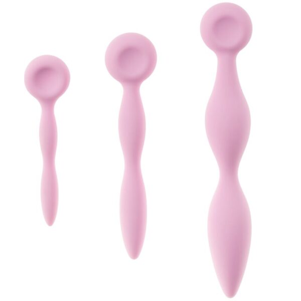 POTENTE - FEMINTIMATE - INTIMRELAX CONJUNTO 3 DILATADORES VAGINAIS