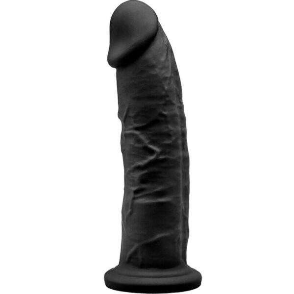 POTENTE - SILEXD - MODELO 2 PÊNIS REALÍSTICO PREMIUM SILEXPAN SILICONE PRETO 19 CM