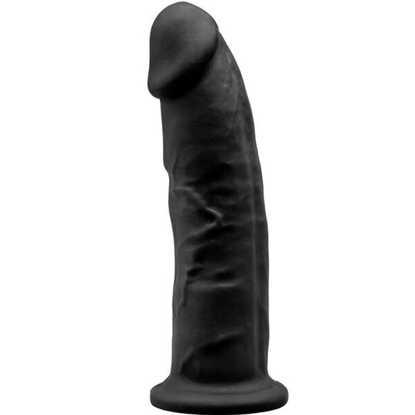 POTENTE - SILEXD - MODELO 2 PÊNIS REALÍSTICO PREMIUM SILEXPAN SILICONE PRETO 23 CM