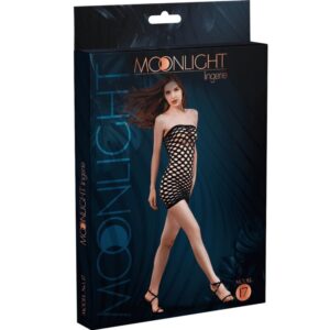 POTENTE - MOONLIGHT - VESTIDO DE MALHA MODELO 17 PRETO TAMANHO ÚNICO