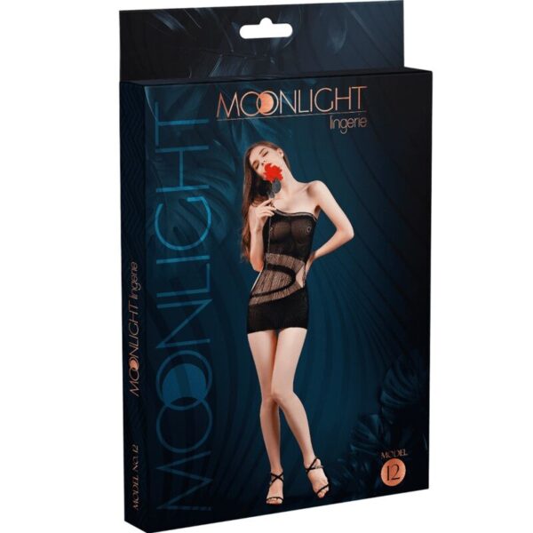 POTENTE - MOONLIGHT - VESTIDO MODELO 12 PRETO TAMANHO ÚNICO