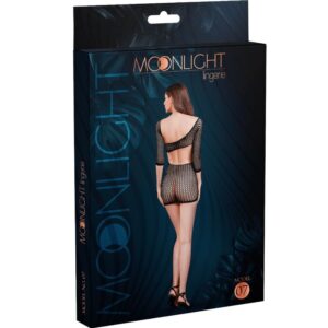 POTENTE - MOONLIGHT - VESTIDO DE REDE MODELO 7 PRETO TAMANHO ÚNICO