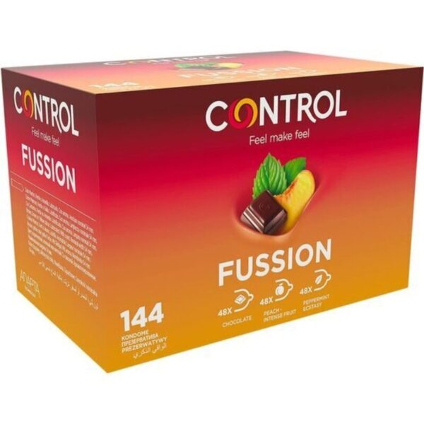 POTENTE - CONTROL ADAPTA FUSSION CONDOMS 144 UNITS