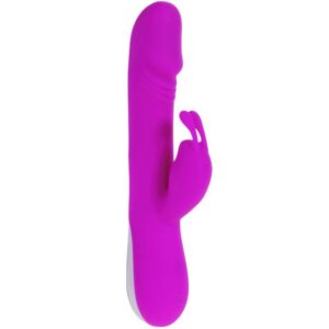 POTENTE - PRETTY LOVE - VIBRADOR ROBERT COM ESTIMULADOR DE CLITÓRIS