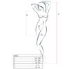 PASSION WOMAN BS025 BODYSTOCKING VESTIDO ESTILO PRETO TAMANHO ÚNICO - Image 2